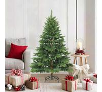 vidaXL Árbol de Navidad artificial con ramas articuladas Verde 150 cm