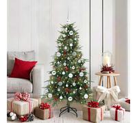 vidaXL Árbol de Navidad artificial con ramas articuladas Verde 150 cm