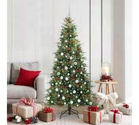 vidaXL Árbol de Navidad artificial con ramas articuladas Verde 180 cm