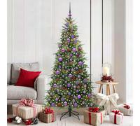 vidaXL Árbol de Navidad artificial con ramas articuladas Verde 180 cm