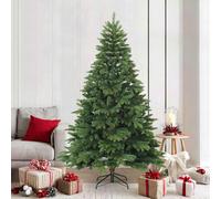 vidaXL Árbol de Navidad artificial con ramas articuladas Verde 210 cm