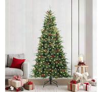 vidaXL Árbol de Navidad artificial con ramas articuladas Verde 240 cm