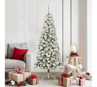 vidaXL Árbol de Navidad artificial con ramas articuladas Verde y