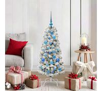 vidaXL Árbol de Navidad artificial con ramas articuladas Verde y