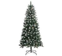 vidaXL Árbol de Navidad artificial 120 cm con soporte PVC verde
