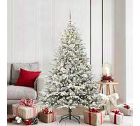 vidaXL Árbol de Navidad Artificial Pre-iluminado con Juego de Bolas