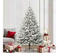 vidaXL Árbol de Navidad Artificial Pre-iluminado con Juego de Bolas