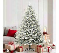 vidaXL Árbol de Navidad artificial pre-iluminado Verde 180 cm PVC y PE