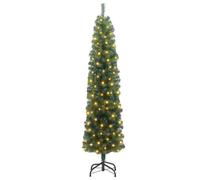 vidaXL Árbol de Navidad artificial Verde 180 cm PVC, Acero y Plástico