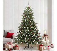 vidaXL Árbol de Navidad artificial Verde 240 cm PVC, Metal y Plástico