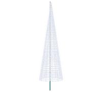 vidaXL Árbol de Navidad con Luces, estacas y mástil 500 cm 1534 LED