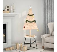 vidaXL Árbol de Navidad decorativo Madera maciza 110 cm