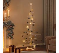 vidaXL Árbol de Navidad de madera de adorno madera maciza pino 180 cm