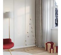 vidaXL Árbol de Navidad de metal Dorado 150 cm