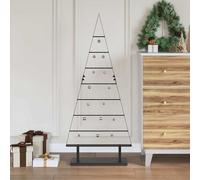 vidaXL Árbol de Navidad de Metal con Soporte Negro 125,5 cm Acero, Sala, Árbol Metálico, Decoración Minimalista, Navidad Moderna, Exhibición de Acero Contemporáneo