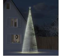 Vidaxl Árbol De Navidad Led 1544 Leds Blanco Frío 500 Cm