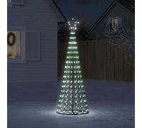 vidaXL Árbol de Navidad LED 275 LEDs blanco frío 180 cm