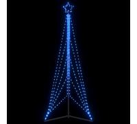 vidaXL Árbol de Navidad LED 525 LEDs azul 302 cm