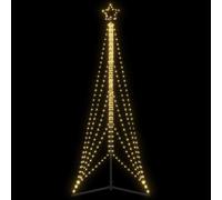 vidaXL Árbol de Navidad LED 525 LEDs blanco cálido 302 cm