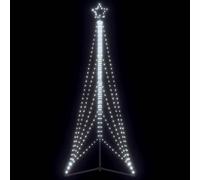 vidaXL Árbol de Navidad LED 525 LEDs blanco frío 302 cm