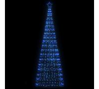 vidaXL Árbol de Navidad LED 550 LEDs azul 300 cm
