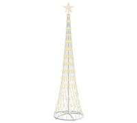 vidaXL Árbol de Navidad LED con 290 LED Cálido 250 cm Metal, Sala Moderna, Luces navideñas Resistentes, Luces de Cuerda Festivas, decoración y Ambiente Especial