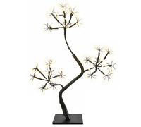 vidaXL Árbol de Navidad LED en forma de S 2 uds. Negro 45 cm Plástico