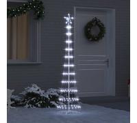 vidaXL Árbol de Navidad LED Frío 190 cm Metal