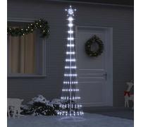 vidaXL Árbol de Navidad LED Frío 250 cm Metal
