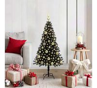 vidaXL Árbol de Navidad Negro 120 cm PVC