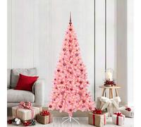 vidaXL Árbol de Navidad Rosa 210 cm PVC