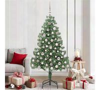 vidaXL Árbol de Navidad verde, 210 cm, PVC