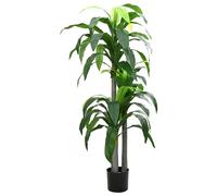 vidaXL Árbol Dracaena Artificial 36 Hojas 180 cm Verde, Planta Artificial, árbol Artificial, Planta Dracaena Artificial, Planta Falsa, árbol Falso
