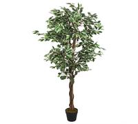 vidaXL Árbol ficus artificial 630 hojas verde 120 cm