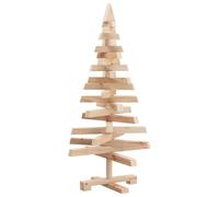 vidaXL Árboles de Navidad Kotka 90 cm Madera Maciza de Pino Natural