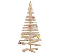 vidaXL Árboles de Navidad Natural 120 cm Madera Maciza de Pino