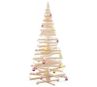 vidaXL Árboles de Navidad Natural 210 cm Madera Maciza de Pino