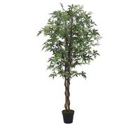 vidaXL Arce artificial con 756 hojas verde 200 cm
