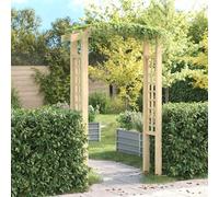 vidaXL Arco con enrejado de madera 150x60x210 cm