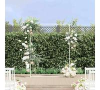 vidaXL Arco de Boda 150 x 49,5 x 200 cm Acero