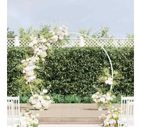 vidaXL Arco de Boda 223 x 45 x 201 cm Acero