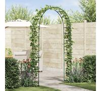 vidaXL Arco de jardín Floral Verde 115 x 37 x 231 cm