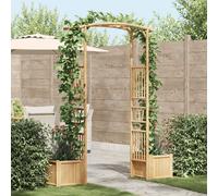 vidaXL Arco de jardín Natural 177 x 40 x 205 cm Bambú