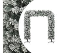 vidaXL Arco de navidad con aspecto nevado 240 cm