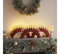 vidaXL Arco de Velas de Navidad con 10 Velas LED 3 uds. LED