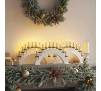 vidaXL Arco de Velas de Navidad con 10 Velas LED 3 uds. LED