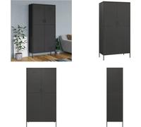vidaXL Armario anthracite, 90x50x180 cm, acero - Armario - Armarios - Perchero - Mueble