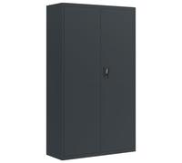 vidaXL Armario archivador de acero 105x40x180 cm Multicolor Gris Antracita