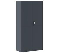 vidaXL Armario archivador de acero 90x40x180 cm Multicolor Gris Antracita