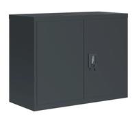 vidaXL Armario archivador de acero 90x40x70 cm Multicolor Gris Antracita